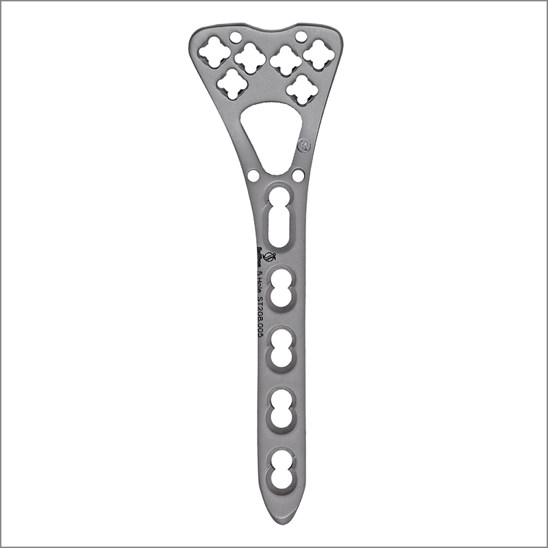 Manufacturer of LCP VOLAR DISTAL RADIUS VARIABLE ANGLE TWO COLUMN 2.7MM ( HEAD 4 HOLE ) SS in India